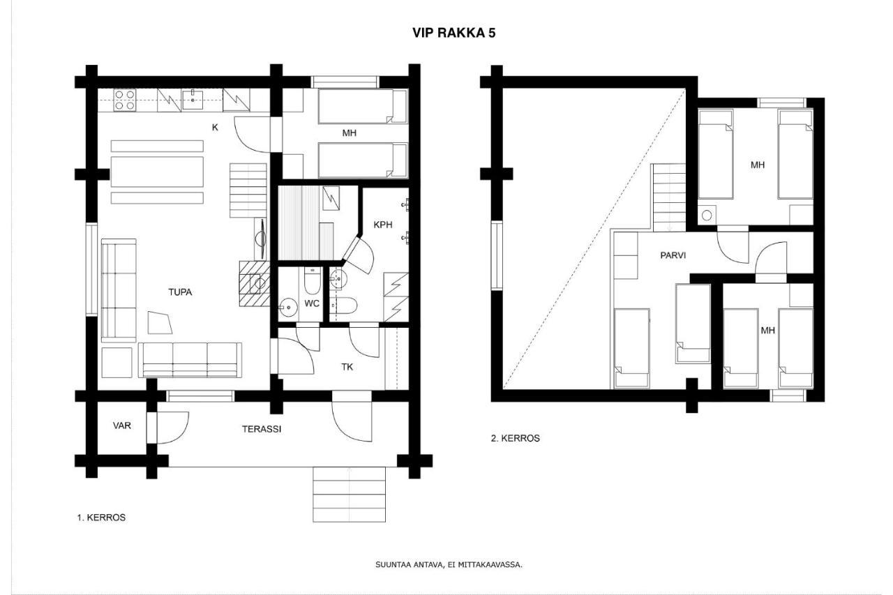 Vip Rakka Villas 5 & 6 列维 外观 照片