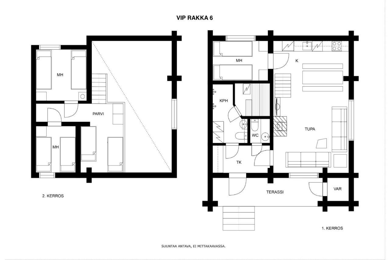 Vip Rakka Villas 5 & 6 列维 外观 照片